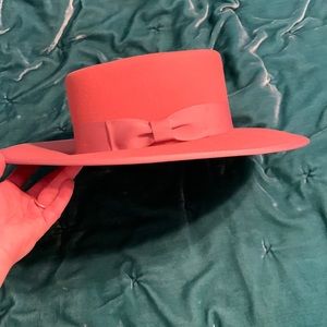 Lala exclusive- Lola Stiff Brim Hat in Bubblegum Pink